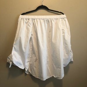 Off the shoulder boyfriend shirt